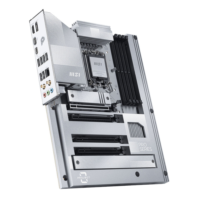 MOTHERBOARD MSI (PRO Z890-S WIFI WHITE) SOCKET 1851, 4*DDR5 8800, HDMI, DP, USB-C, 3*M.2, ATX image 3